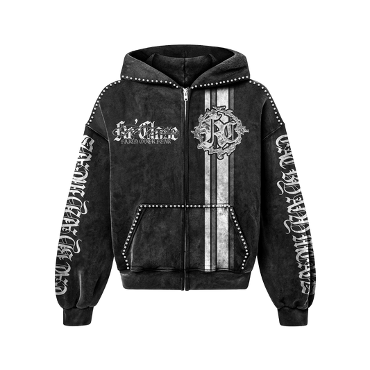 'Faith Over Fear” Jacket - Black
