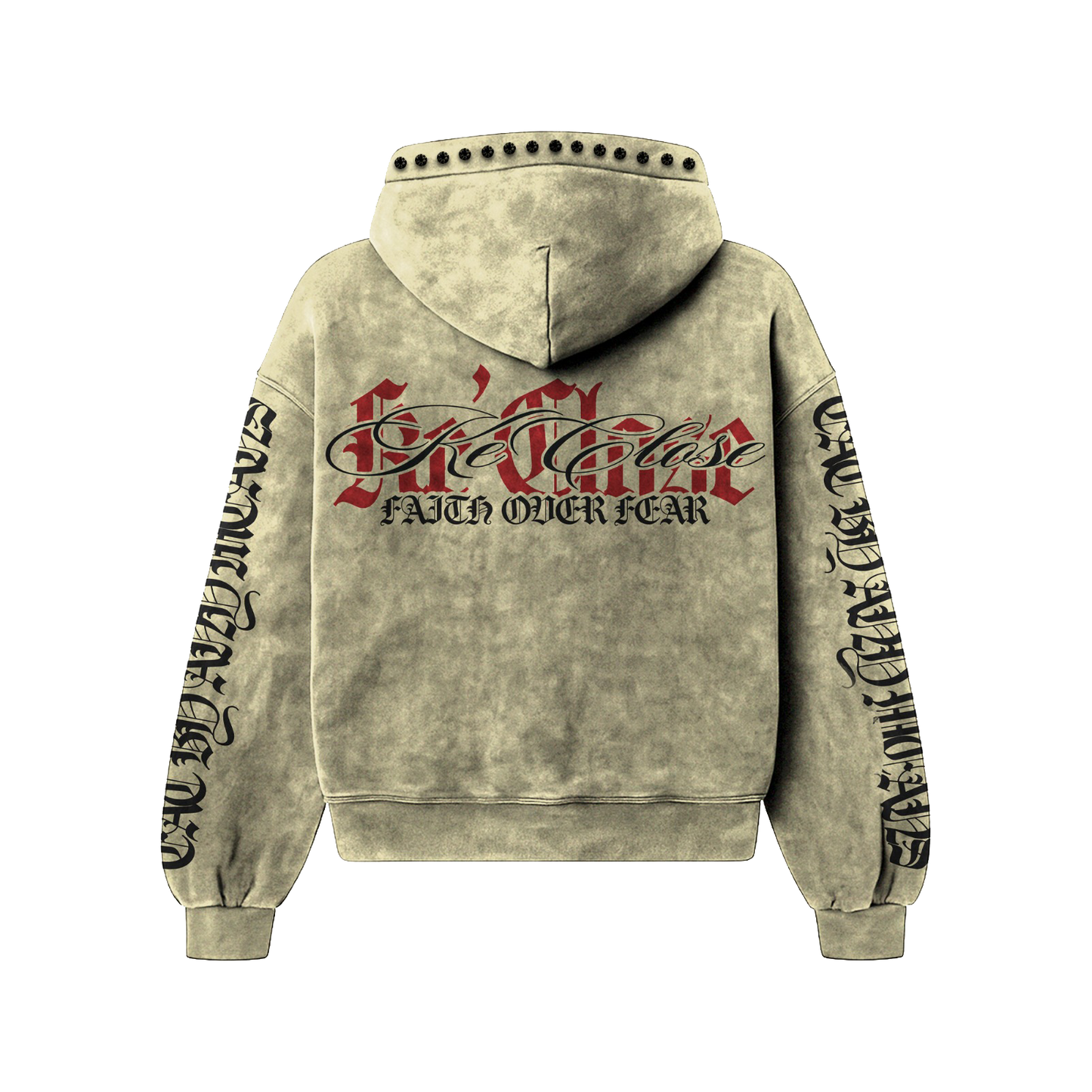 "Faith Over Fear” Jacket - Red