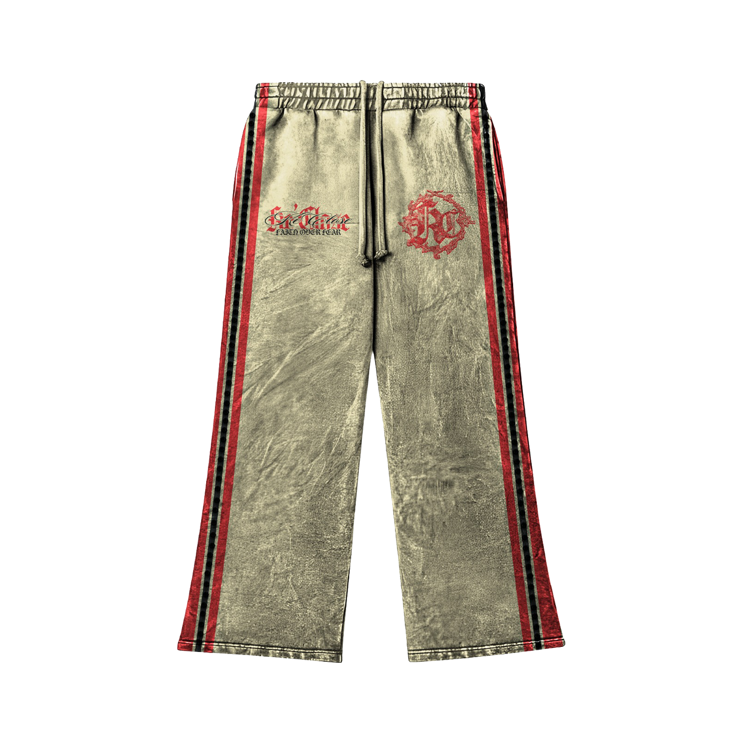 “Faith Over Fear” Sweat pants - Red