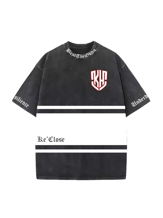 "EBAM' Graphic Tee - Red