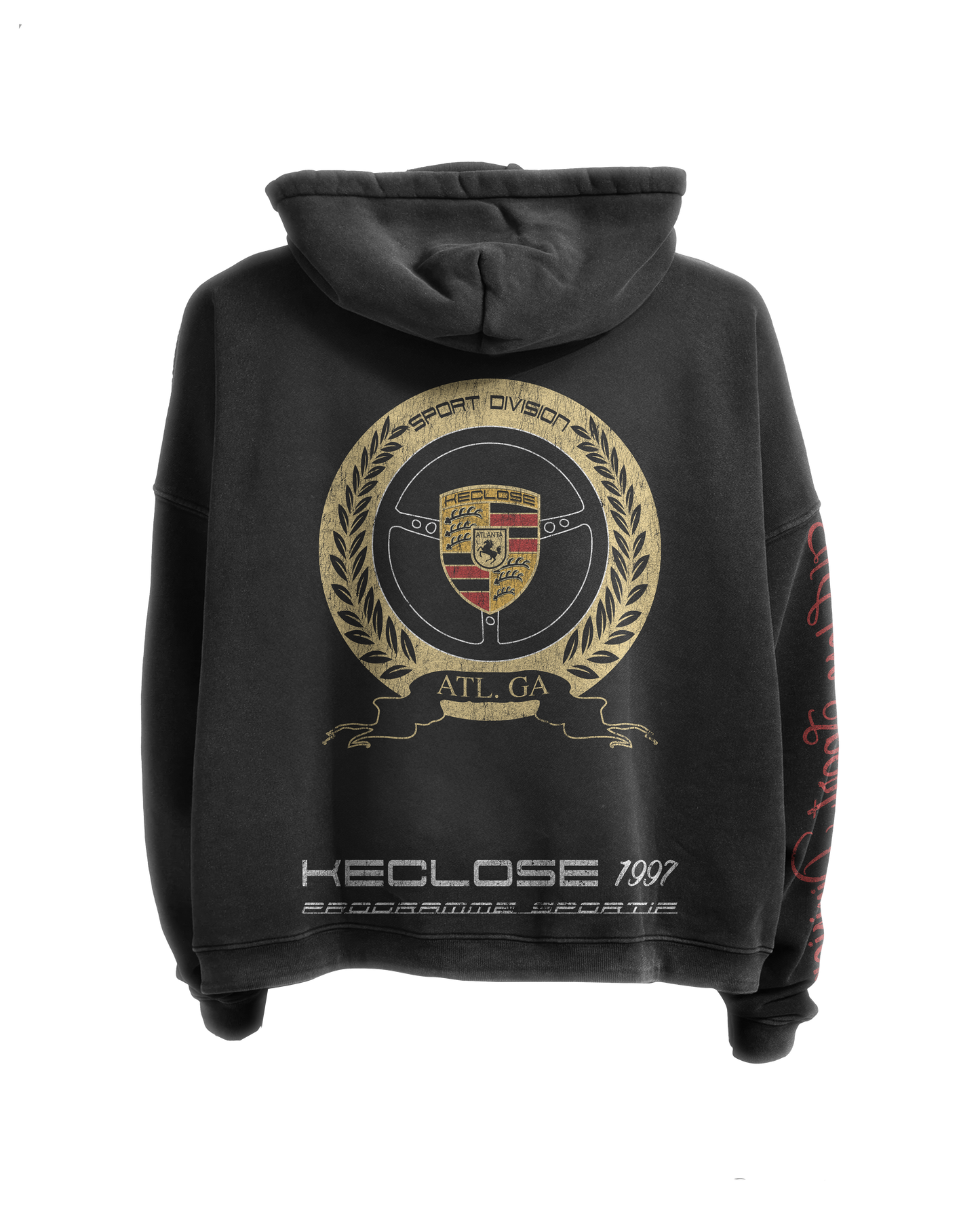 "9ine Eleven Set" Black Hoodie