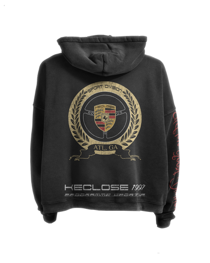 "9ine Eleven Set" Black Hoodie