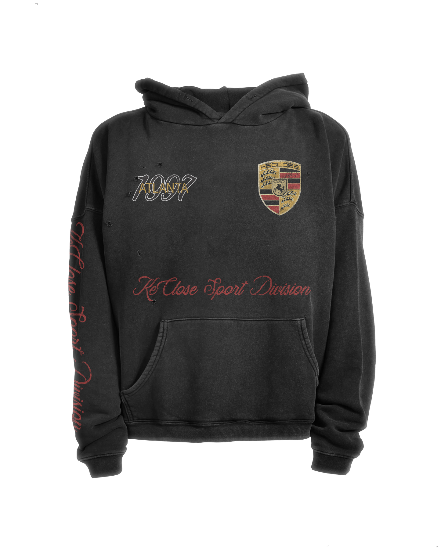 "9ine Eleven Set" Black Hoodie