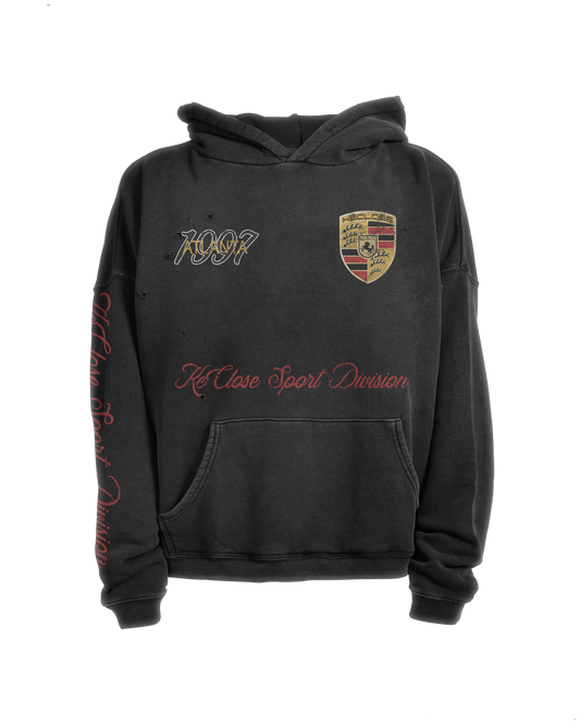 "9ine Eleven Set" Black Hoodie